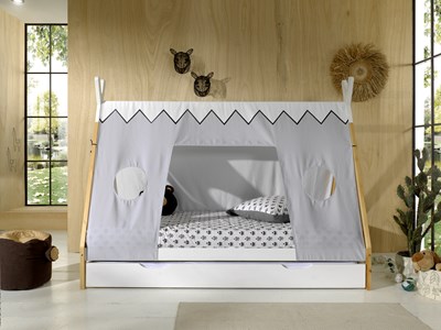 Chambres complètes-Combinaison de chambre d'enfant Tipi,Out Of Collection 4-Vipack-mailleux-1