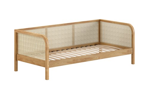 Lit enfant-OLIVE LIT CAPITAINE 90 x 200 cm ROTIN CHÊNE-Vipack-mailleux-0