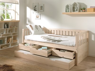 Chambres complètes-Combinaison de chambre d'enfant Fritz 1-milky pine-Vipack-mailleux-6