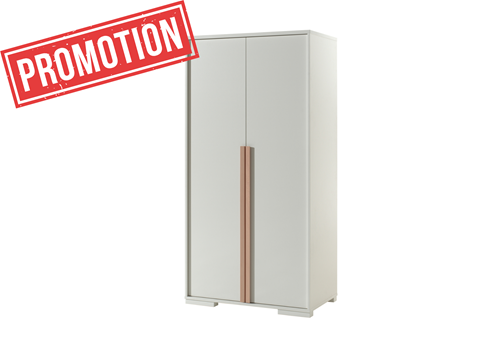 Garde-robe-LONDON ARMOIRE 2 PORTES BLANC-Vipack-mailleux-0