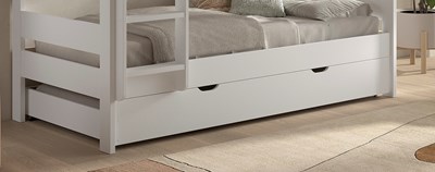 Tiroir-PRIMO LIT TIROIR 90 x 190 cm BLANC-Vipack-mailleux-1