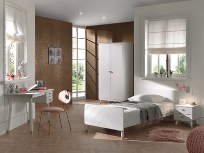 Chambres complètes-Combinaison de chambre d'enfant Billy 4-Vipack-mailleux-1
