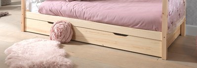 Chambres complètes-Combinaison de chambre d'enfant Dallas bois naturel-Vipack-mailleux-6