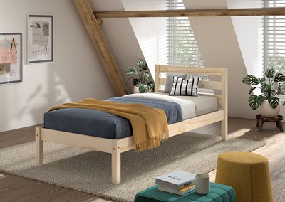 Chambres complètes-Combinaison de chambre d'enfant Pino finition naturelle-Vipack-mailleux-1