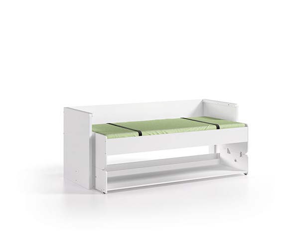 Lit enfant-DENVER LIT BUREAU 90 x 200 cm BLANC-Vipack-mailleux-0