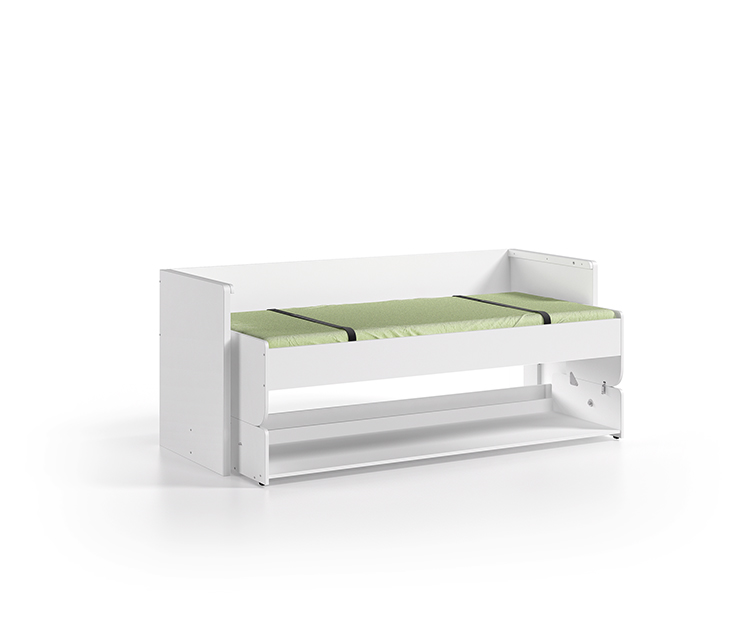 Lit enfant-DENVER LIT BUREAU 90 x 200 cm BLANC-Vipack-mailleux-0