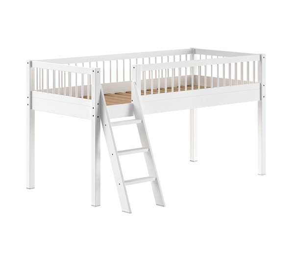 Lit mi-hauteur-FORREST LIT MI-HAUTEUR 90 x 200 cm HÊTRE BLANC-Vipack-mailleux-0