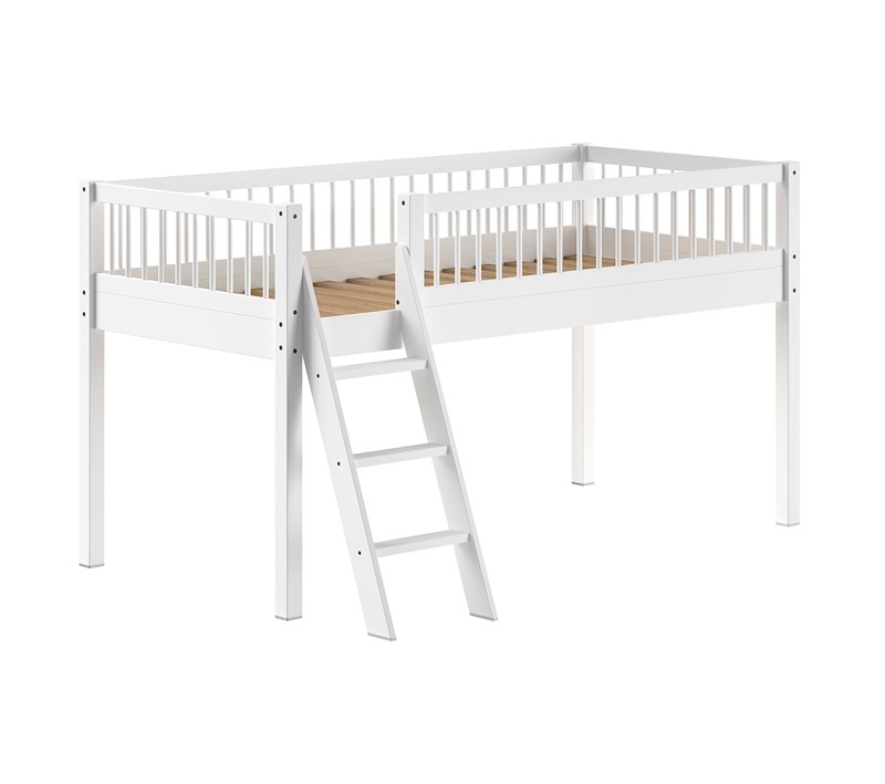 Lit mi-hauteur-FORREST LIT MI-HAUTEUR 90 x 200 cm HÊTRE BLANC-Vipack-mailleux-0