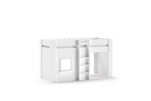 Lit mi-hauteur-RENO LIT MI-HAUTEUR 90 x 200 cm BLANC-Vipack-mailleux-0