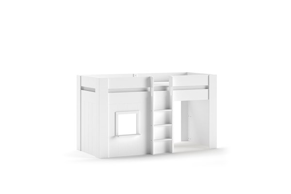 Lit mi-hauteur-RENO LIT MI-HAUTEUR 90 x 200 cm BLANC-Vipack-mailleux-0