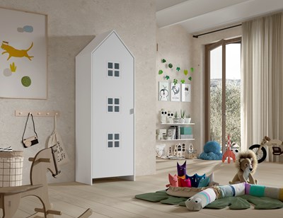 Garde-robe-CASAMI BRUGES ARMOIRE SATIN WHITE-Vipack-mailleux-1