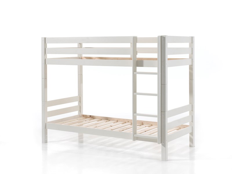 Lit superposé-PINO LIT SUPERPOSÉ (H 160cm) 90 x 200 cm BLANC-Vipack-mailleux-0