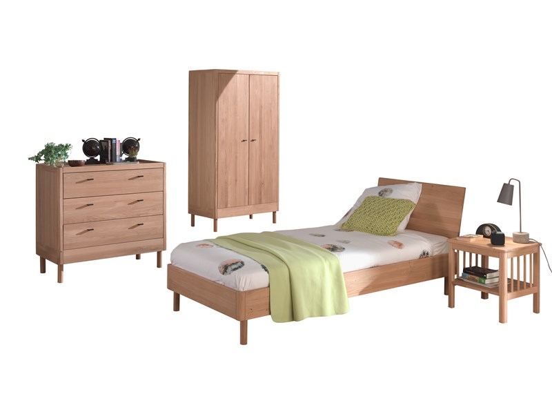 Chambres complètes-Combinaison de chambre d'enfant Forrest Oak 2-chêne-Vipack-mailleux-0