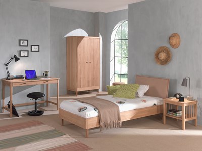 Chambres complètes-Combinaison de chambre d'enfant Forrest Oak 2-chêne-Vipack-mailleux-1