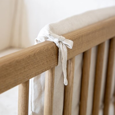Lit bébé-FORREST LIT BÉBÉ 60 x 120 cm CHÊNE-Vipack-mailleux-10