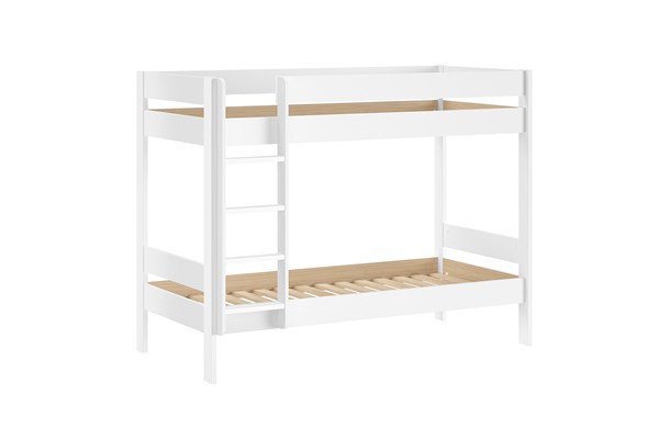 Lit superposé-PRIMO LIT SUPERPOSÉ (H 160 cm) 90 x 200 cm BLANC-Vipack-mailleux-0