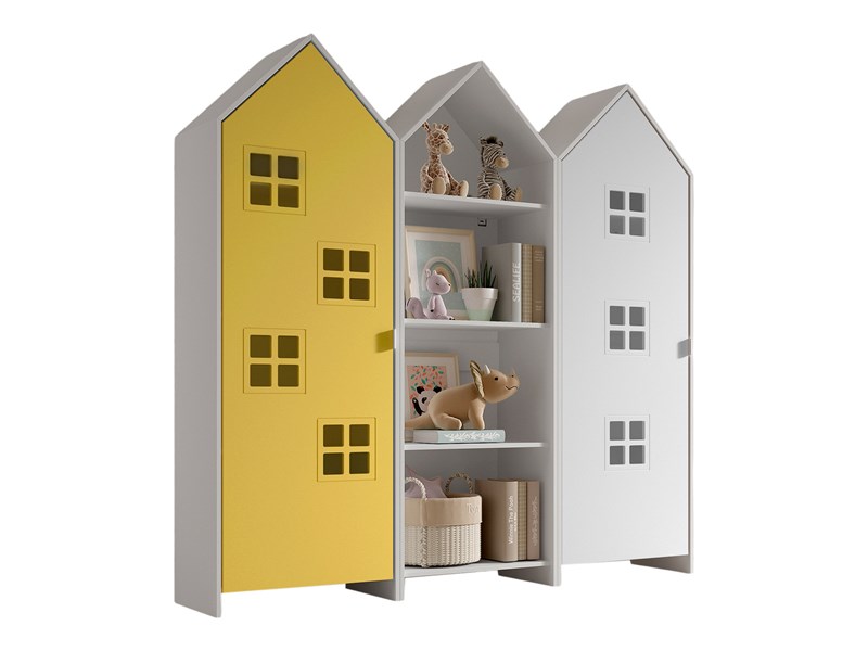 Chambres complètes-Combinaison de chambre d'enfant Casami 9-Vipack-mailleux-0