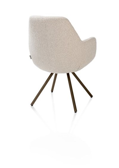 Chaises de salle à manger-Mavis, chaise à accoudoirs - pivotante - ressorts ensaches - selected c-2
