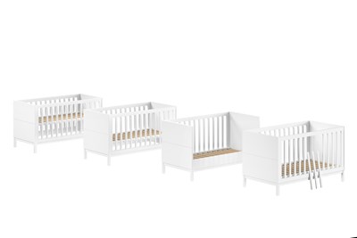 Lit bébé-EVA LIT BÉBÉJUNIOR 70 x 140 cm BLANC-Vipack-mailleux-4