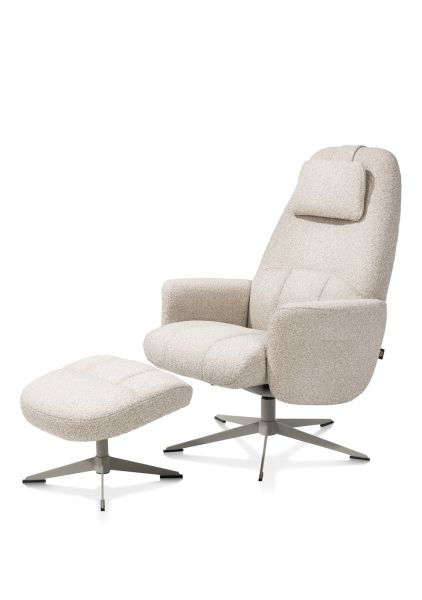 Fauteuil de relaxation-Torino, fauteuil (incl. pouf) - silk grey-Henders & Hazel-mailleux-0