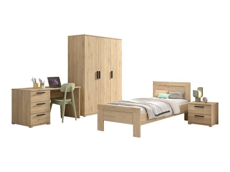 Chambres complètes-Combinaison de chambre d'enfant Sam 5-Vipack-mailleux-0