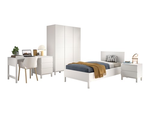 Chambres complètes-Combinaison de chambre d'enfant Eva 5-blanc-Vipack-mailleux-0