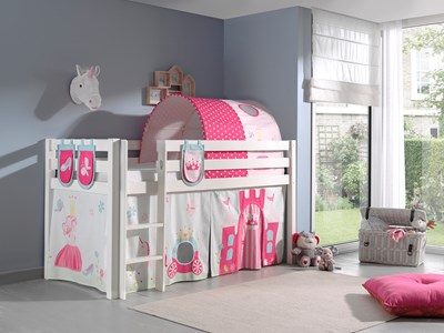 Chambres complètes-Cette PINO-combinaison se compose des éléments suivants  PINO lit compact blan-1