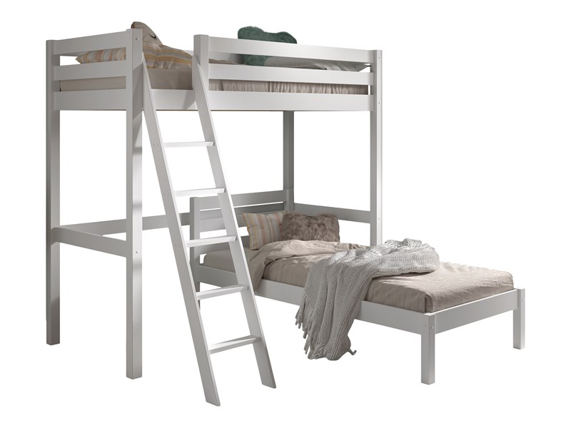 Chambres complètes-Combinaison de chambre d'enfant Pino finition blanc-Vipack-mailleux-0