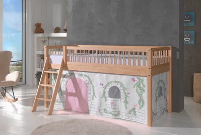 Chambres complètes-Combinaison de chambre d'enfant Forrest Beech hêtre naturel-Vipack-mailleux-1