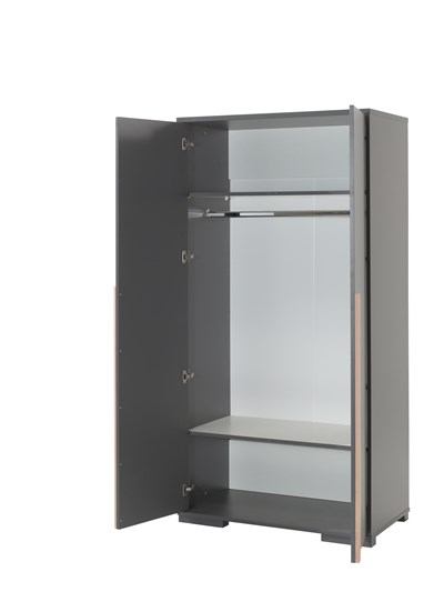 Garde-robe-LONDON ARMOIRE 2 PORTES ANTHRACITE-Vipack-mailleux-3