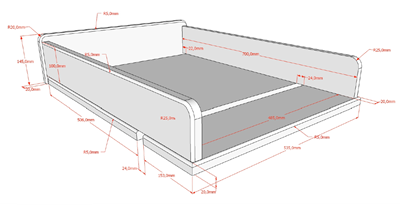 Table à langer-FORREST PLAN À LANGER CHÊNE-Vipack-mailleux-2