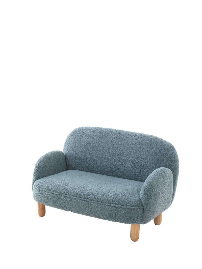 Chaise à bascule-ROCKY SOFA DOUBLE MINI BOUCLÉ DAVIS BLEU-Vipack-mailleux-0