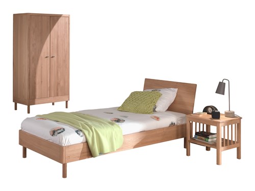 Chambres complètes-Combinaison de chambre d'enfant Forrest Oak 2-chêne-Vipack-mailleux-0
