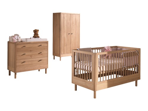 Chambres complètes-Combinaison de chambre d'enfant Forrest Oak 4-chêne-Vipack-mailleux-0