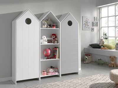 Chambres complètes-Combinaison de chambre d'enfant Casami 3-Vipack-mailleux-1