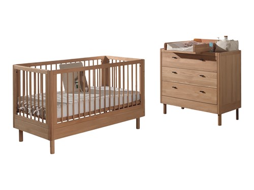 Chambres complètes-Combinaison de chambre d'enfant Forrest Oak 2-chêne-Vipack-mailleux-0