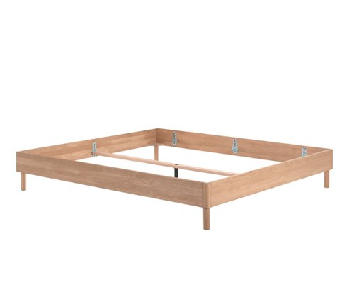 Lit enfant-FORREST CADRE&nbsp;DE LIT 180 x 200 cm CHÊNE-Vipack-mailleux-0