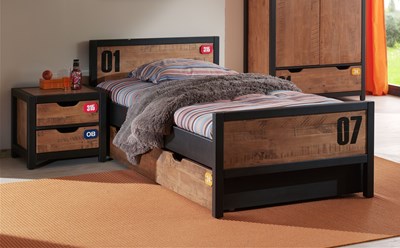 Chambres complètes-Combinaison de chambre d'enfant Alex 3-Vipack-mailleux-1