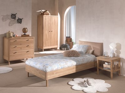 Chambres complètes-Combinaison de chambre d'enfant Forrest Oak 2-chêne-Vipack-mailleux-1