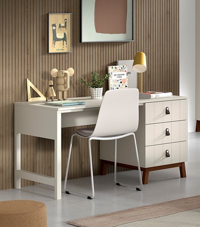 Chambres complètes-Combinaison de chambre d'enfant Sezane 5-clay-Vipack-mailleux-11