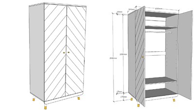 Chambres complètes-Combinaison de chambre d'enfant Billy 4-Vipack-mailleux-14