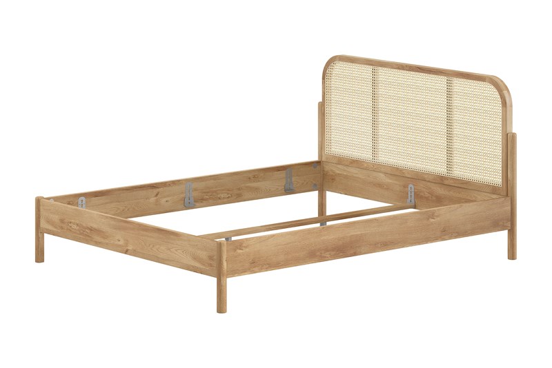 Lit enfant-OLIVE LIT 160 x 200 cm ROTIN CHÊNE-Vipack-mailleux-0