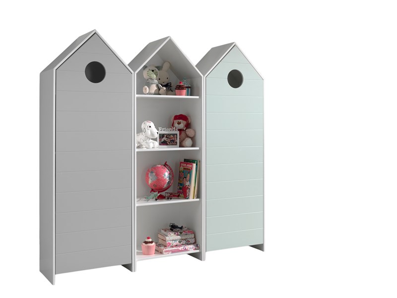 Chambres complètes-Combinaison de chambre d'enfant Casami 7-Vipack-mailleux-0