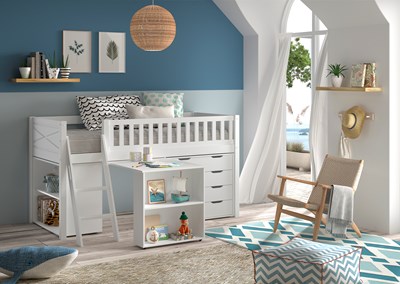 Chambres complètes-Combinaison de chambre d'enfant Scott-Vipack-mailleux-1