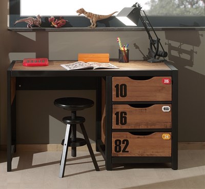 Chambres complètes-Combinaison de chambre d'enfant Alex 2-Vipack-mailleux-5