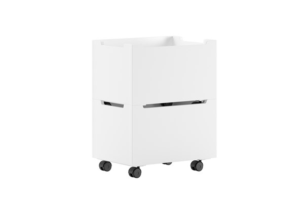 Coffre jouets-FORREST ENSEMBLE DE 2 TIROIRS HÊTRE BLANC-Vipack-mailleux-0
