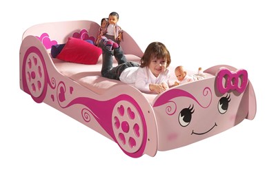 Lit enfant-CARBEDS LOVE LIT 90 x 200 cm ROSE-Vipack-mailleux-4