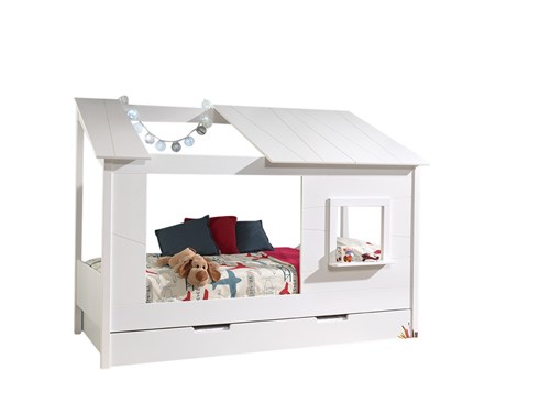 Chambres complètes-Combinaison de chambre d'enfant Housebed 4-Vipack-mailleux-0