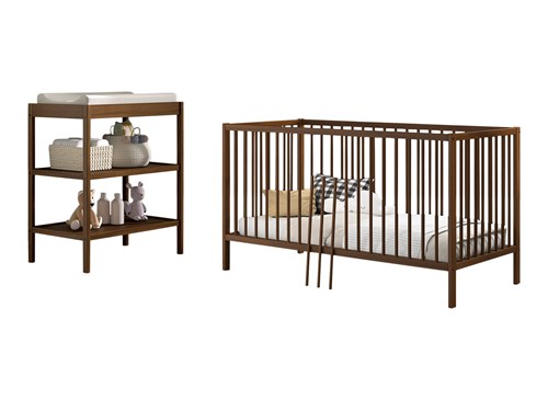 Chambres complètes-Combinaison de chambre d'enfant Dino noix-Vipack-mailleux-0