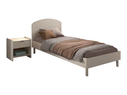 Chambres complètes-Combinaison de chambre d'enfant Lux 4-coloris clay-Vipack-mailleux-0